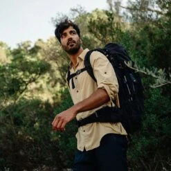 Fjallraven Abisko Hike Shirt - Men's -Fjallraven Backpacks Sales DUNBEIA D3