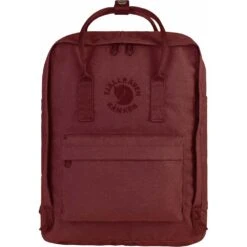Fjallraven Re-Kanken Backpack -Fjallraven Backpacks Sales Re Kanken F23548 Ox Red